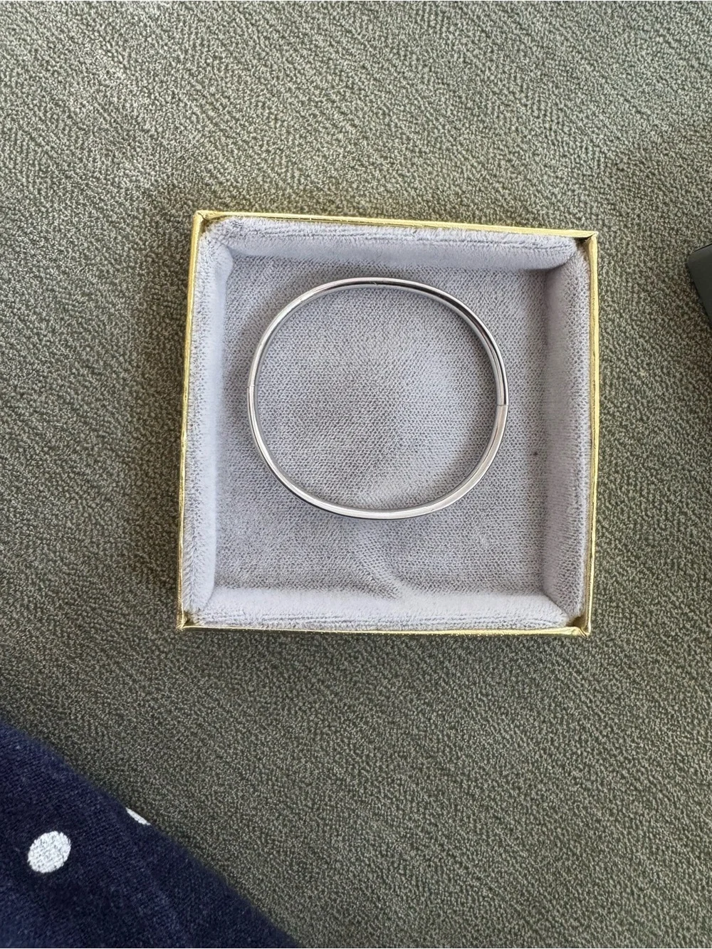 Classic Silver Bangle Bracelet - child’s